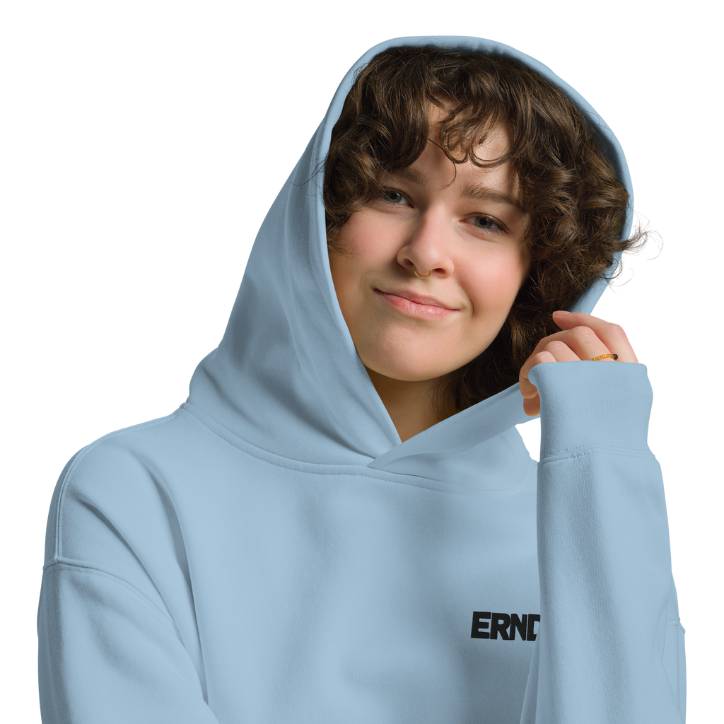 The ERND. Premium Earned Hoodie — Black Mark