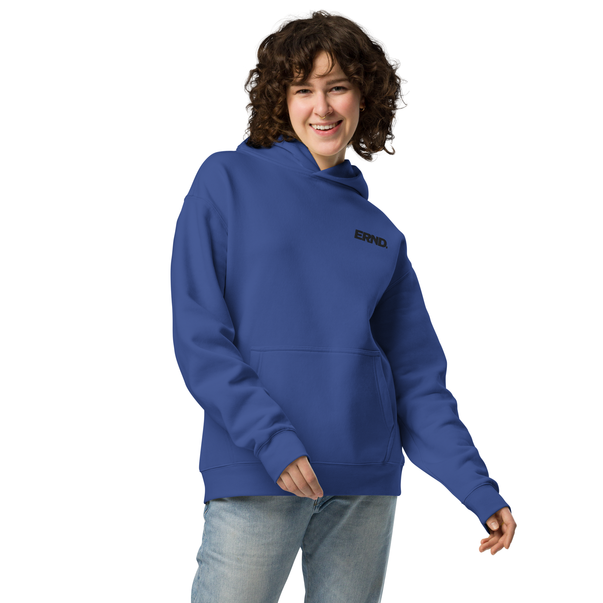 The ERND. Premium Earned Hoodie — Black Mark