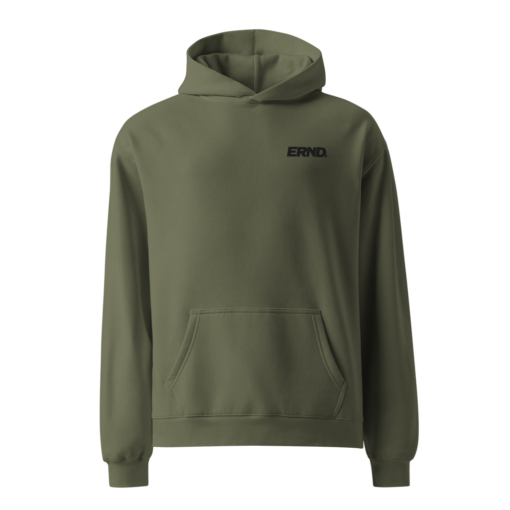 The ERND. Premium Earned Hoodie — Black Mark