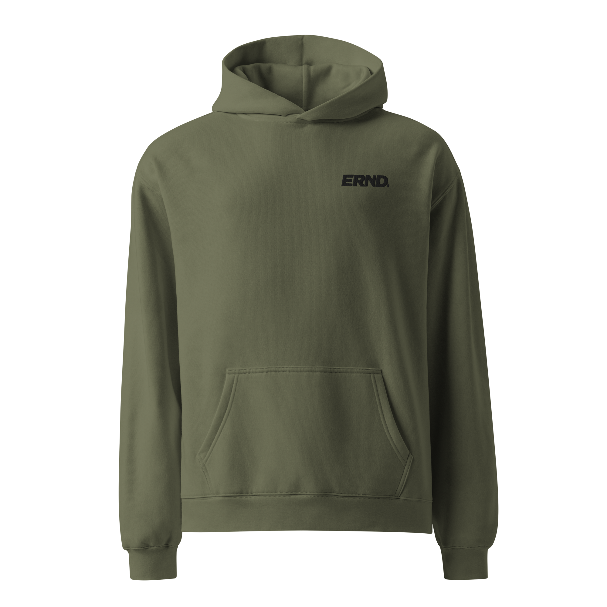 The ERND. Premium Earned Hoodie — Black Mark
