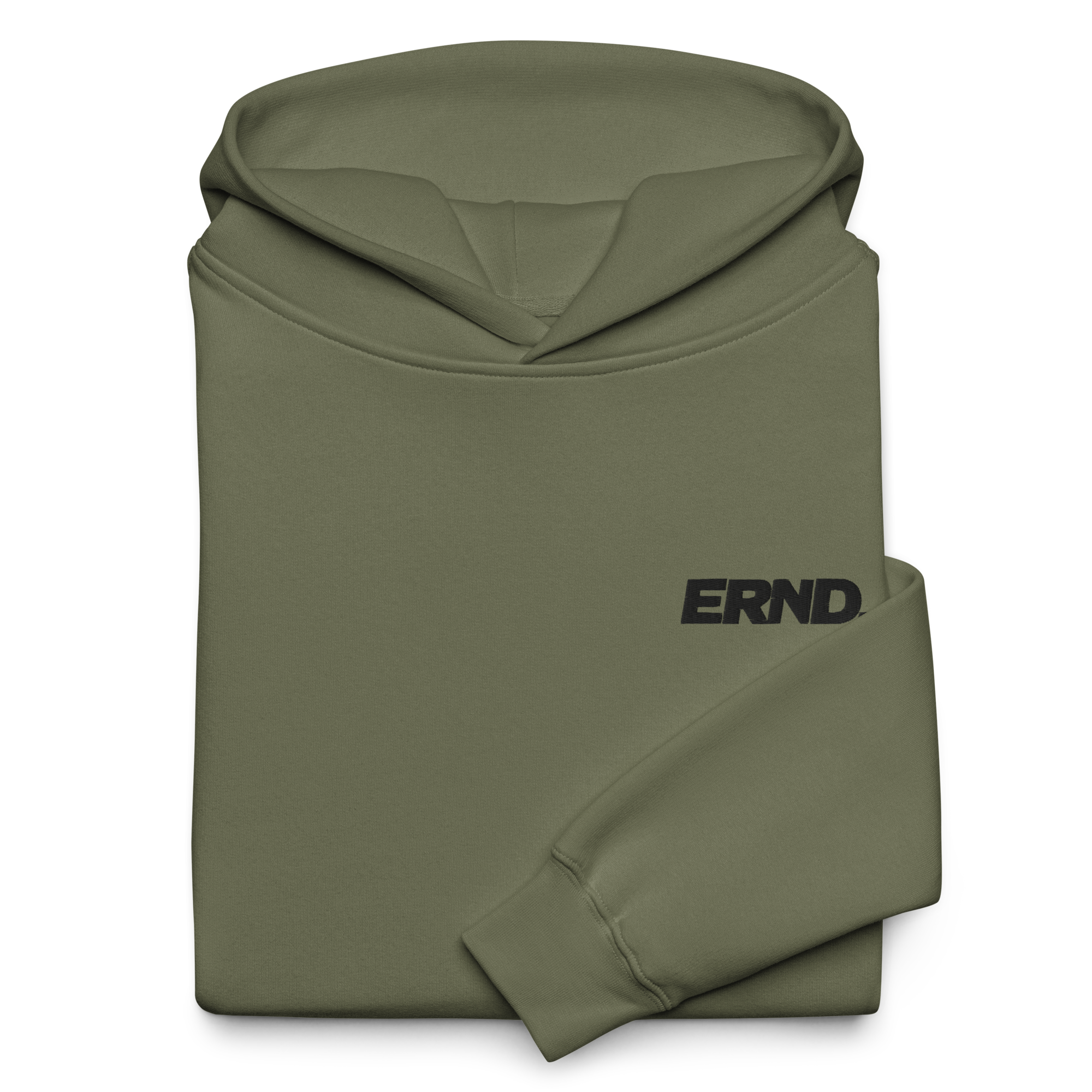 The ERND. Premium Earned Hoodie — Black Mark