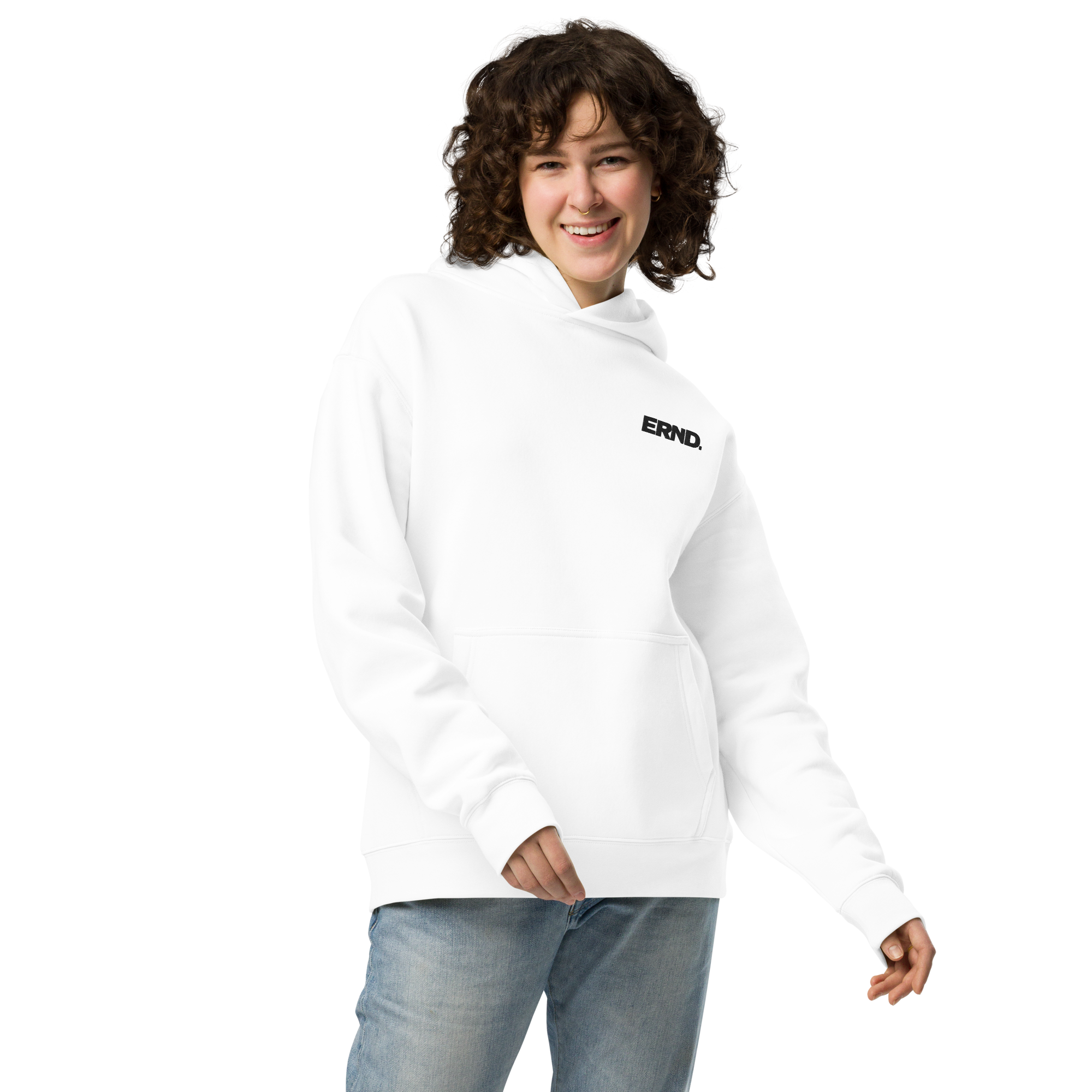 The ERND. Premium Earned Hoodie — Black Mark