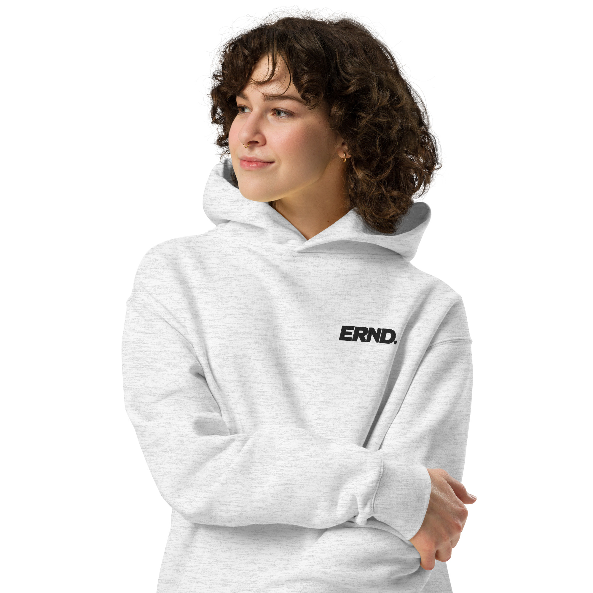 The ERND. Premium Earned Hoodie — Black Mark